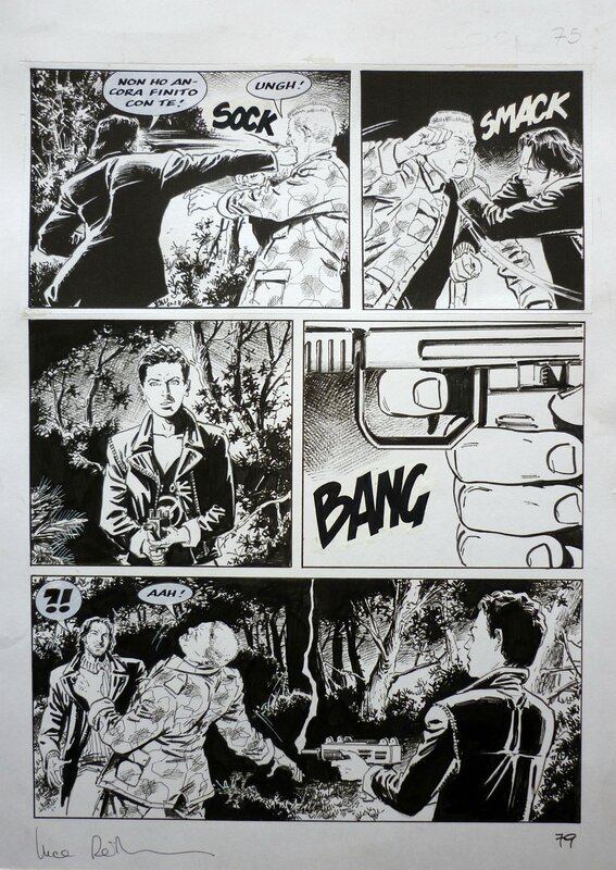 Dampyr 125 pg 079 by Luca Raimondo - Planche originale