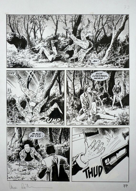 Dampyr 125 pg 079 by Luca Raimondo - Planche originale