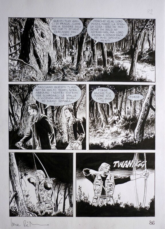 Dampyr 125 pg 086 by Luca Raimondo - Planche originale