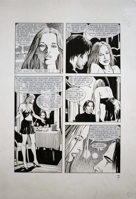 Dampyr Speciale 06 pg 05 by Giovanni Freghieri - Planche originale