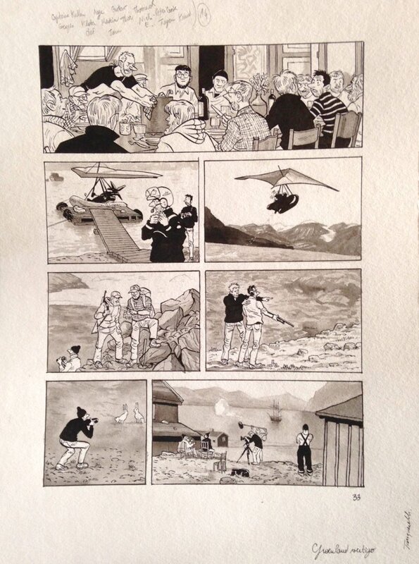 Groeland Vertigo par Hervé Tanquerelle - Planche originale