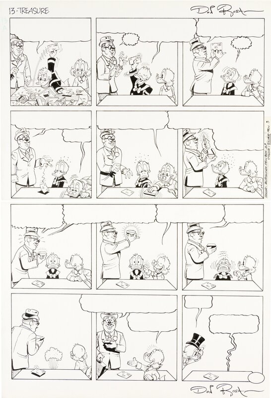 Don Rosa, Uncle Scrooge Trash Or Treasure page 13 - Planche originale