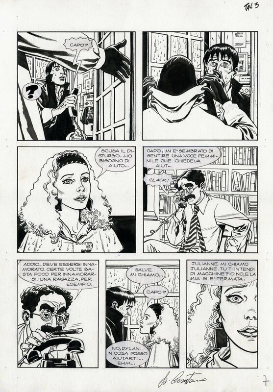 Dylan Dog 209 pg 07 by Giampiero Casertano - Comic Strip