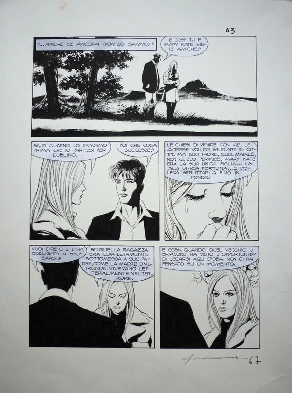 Dylan Dog 322 pg 067 by Corrado Roi - Planche originale