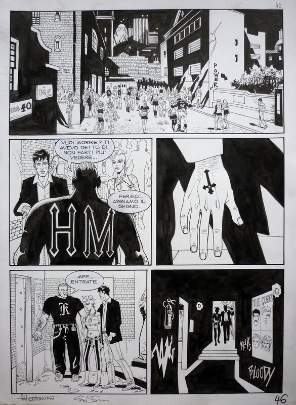 Ernesto Grassani, Giuseppe Montanari, Dylan Dog Maxi 21 pg 046 by Montanari/Grassani - Comic Strip