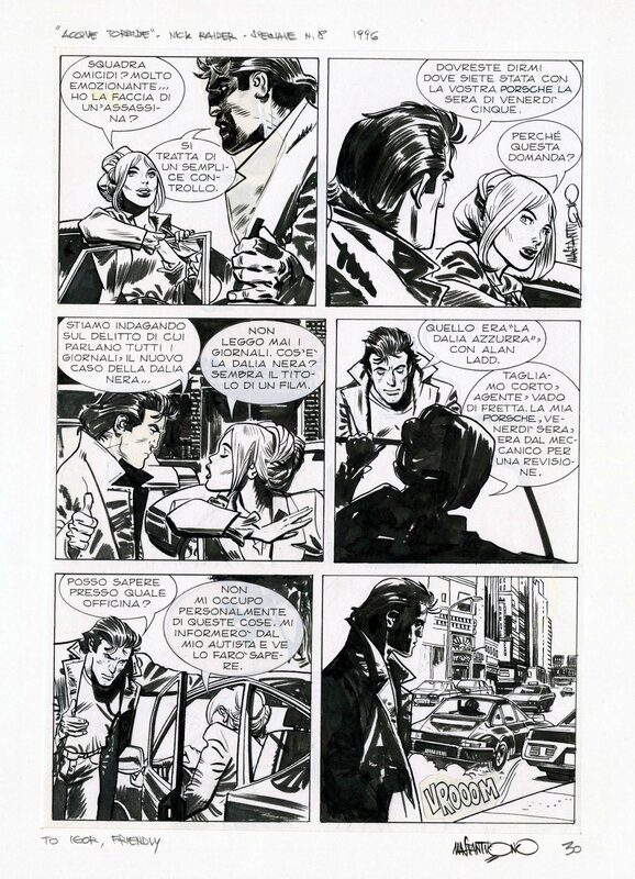Nick Raider Speciale 08 pg 030 by Corrado Mastantuono - Comic Strip