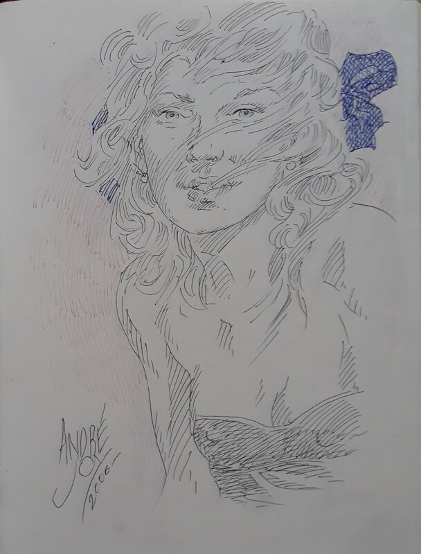 Line by André Gaudelette, André Joy - Sketch