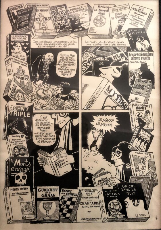 David B., Les incidents de la nuit - Planche originale