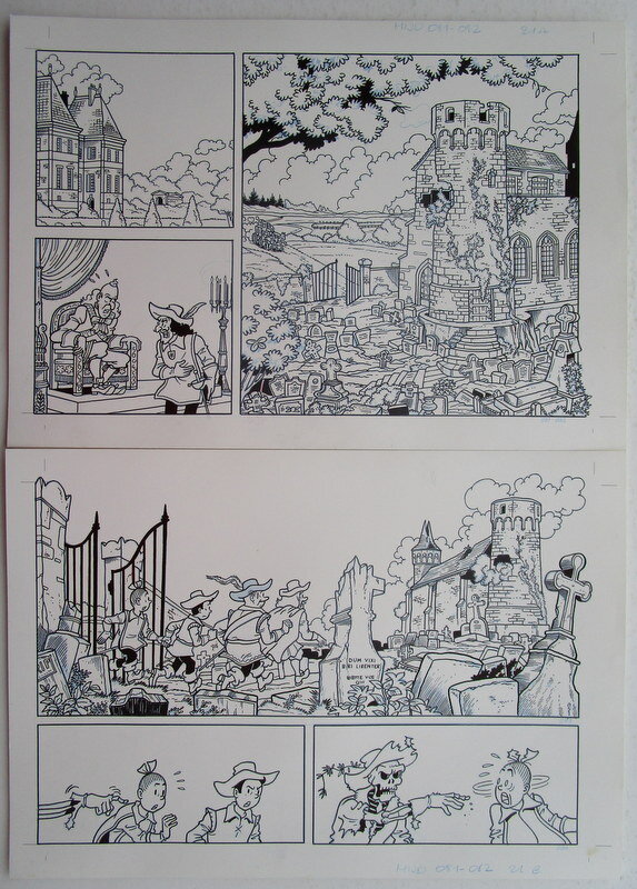 Luc Morjaeu, Het ijzeren duel - Le duel d'arcier - page 21 - Comic Strip