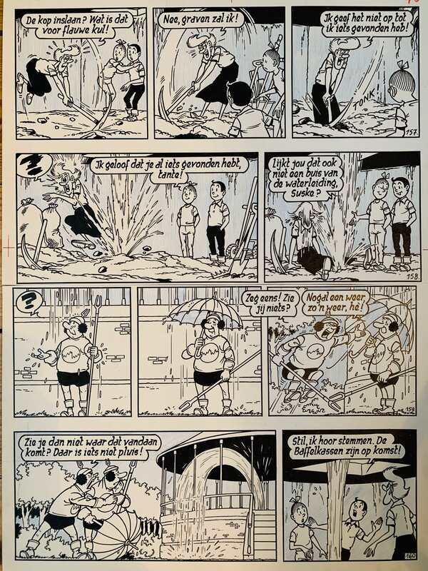 Paul Geerts, Suske en Wiske : De Bokkige Bombardon - Comic Strip