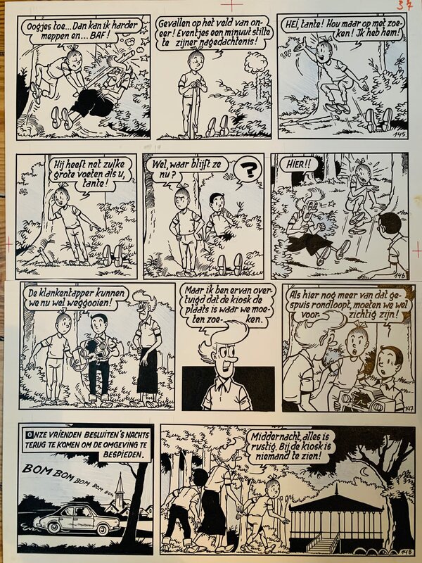 Paul Geerts, Suske en Wiske : De Bokkige Bombardon - Comic Strip