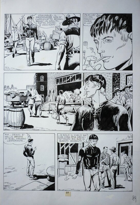 Mister No 115 pg 089 by Stefano and Domenico Di Vitto - Planche originale