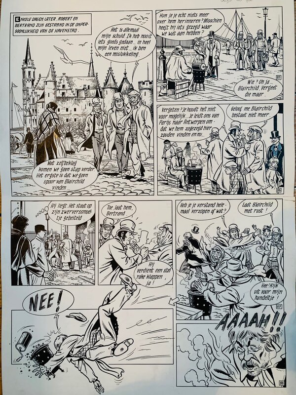 Ron Van Riet, Robert en Bertrand : Vogelvrij - Comic Strip