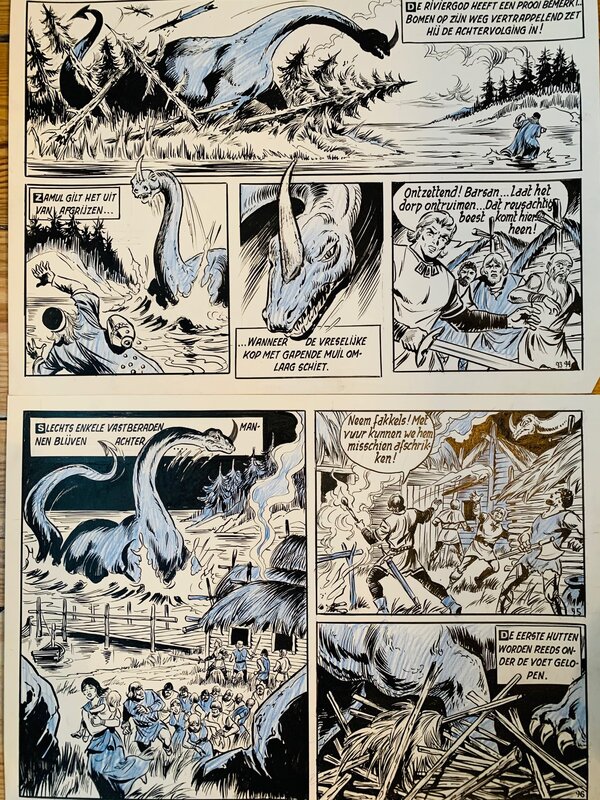 Willy Vandersteen, Karel Biddeloo, Rode Ridder : De riviergod - Comic Strip