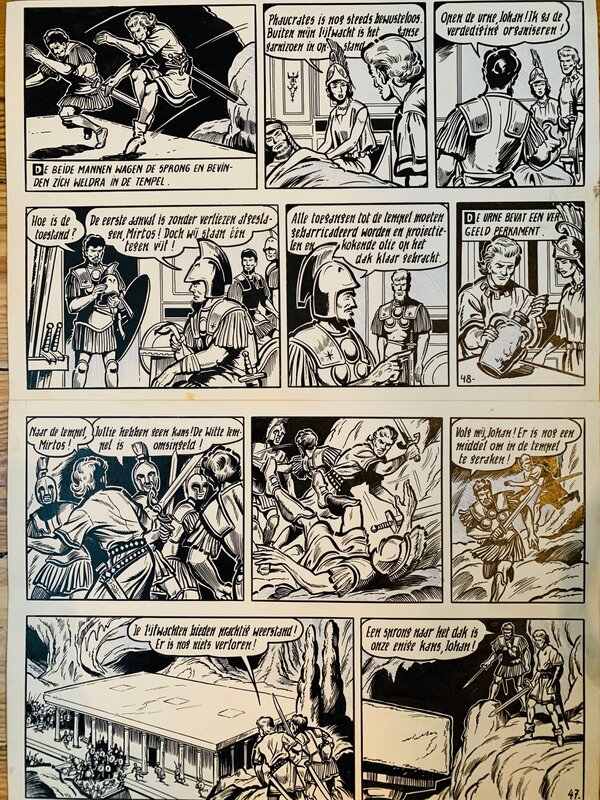 Willy Vandersteen, Rode Ridder : De witte tempel - Comic Strip