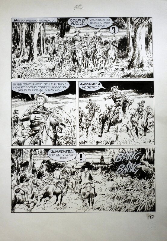 Zagor 473 pg 092 by Marco Torricelli - Planche originale