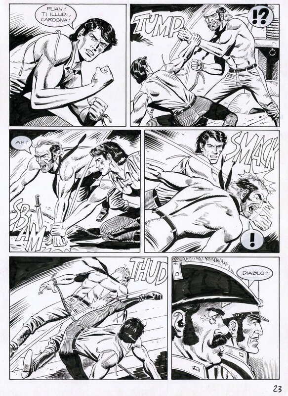 Zagor 562 pg 023 by Stefano and Domenico Di Vitto - Planche originale