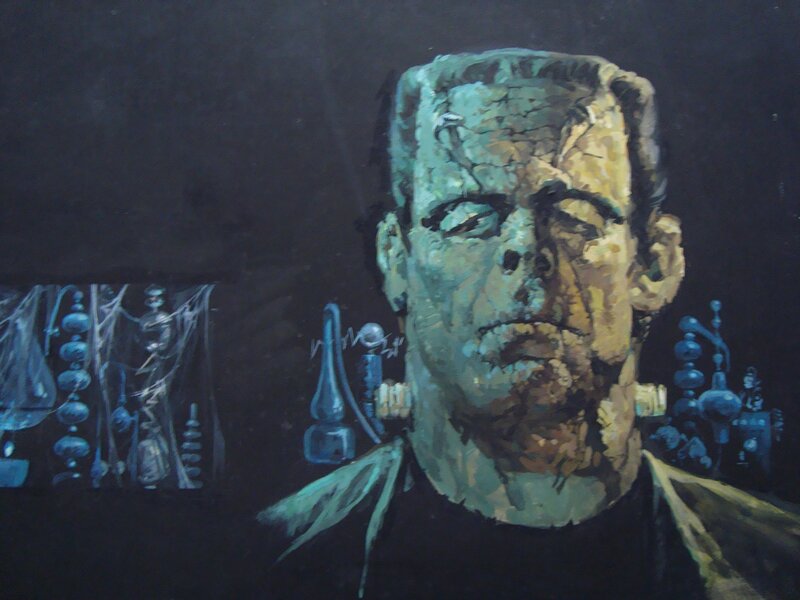 Frankenstein par Henri Lievens - Couverture originale
