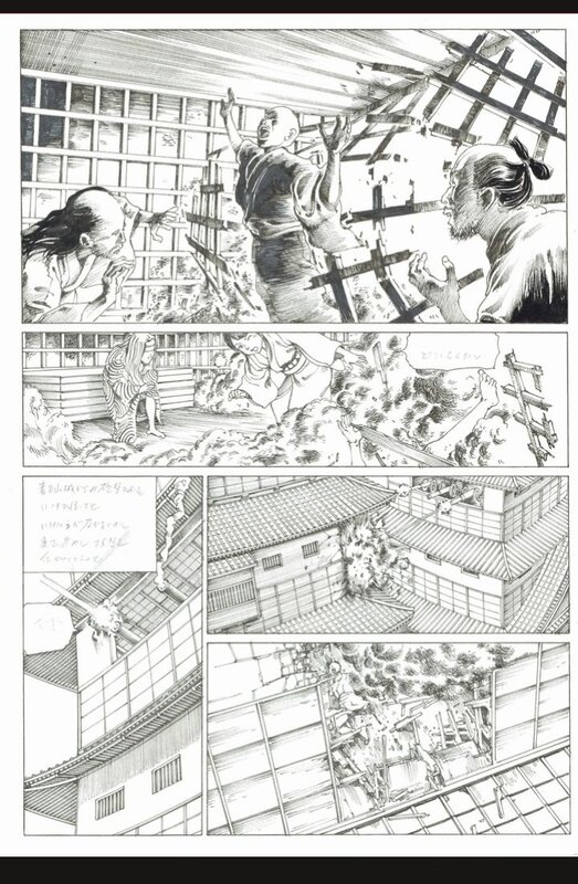 Shintaro Kago, The twelve sisters of the never ending castle - Planche originale