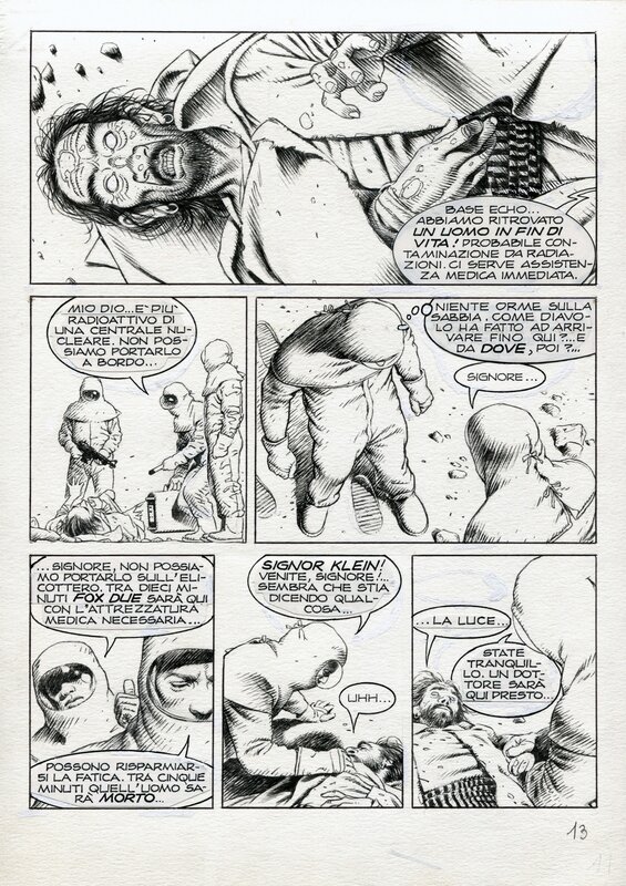 Martin Mystere Gigante 04 pg 013 by Eugenio Sicomoro - Planche originale