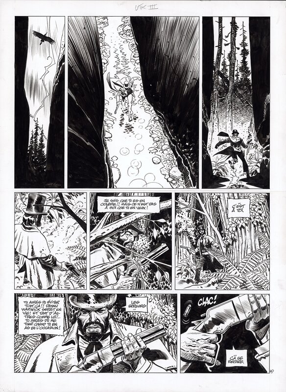 Ralph Meyer, Undertaker #4 - L’Ogre de Sutter Camp - Planche originale