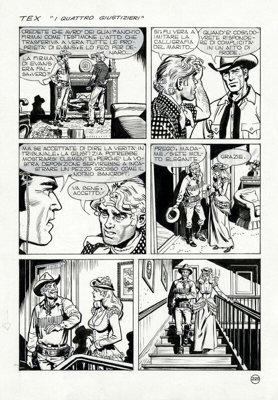 Speciale Tex 026 pg 220 by Ernesto Garcia Seijas - Planche originale