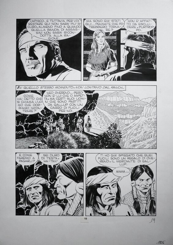 Tex 476 pg 019 by Fabio Civitelli - Planche originale