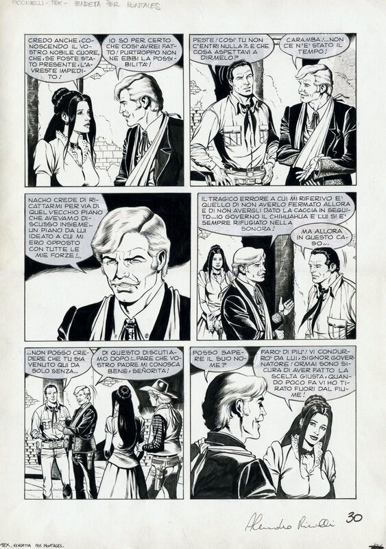 Tex 580 pg 030 by Alessandro Piccinelli - Comic Strip