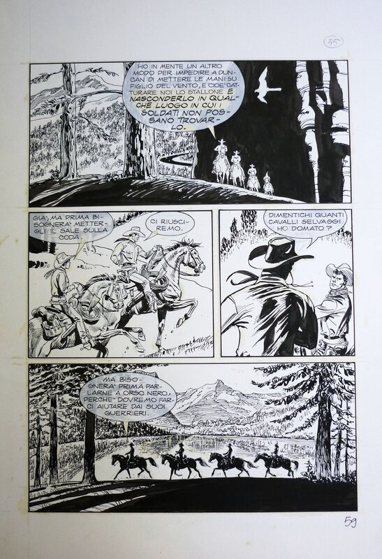 Tex Maxi 07 pg 059 by Roberto Diso - Planche originale