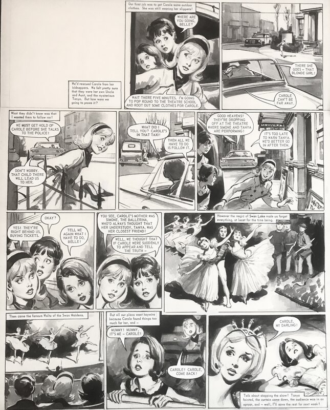 Leslie OTWAY : Belle and Mamie 1965 - Planche originale