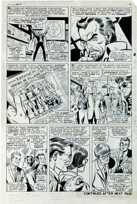 X-Men 22 Page 8 by Werner Roth, Dick Ayers - Comic Strip