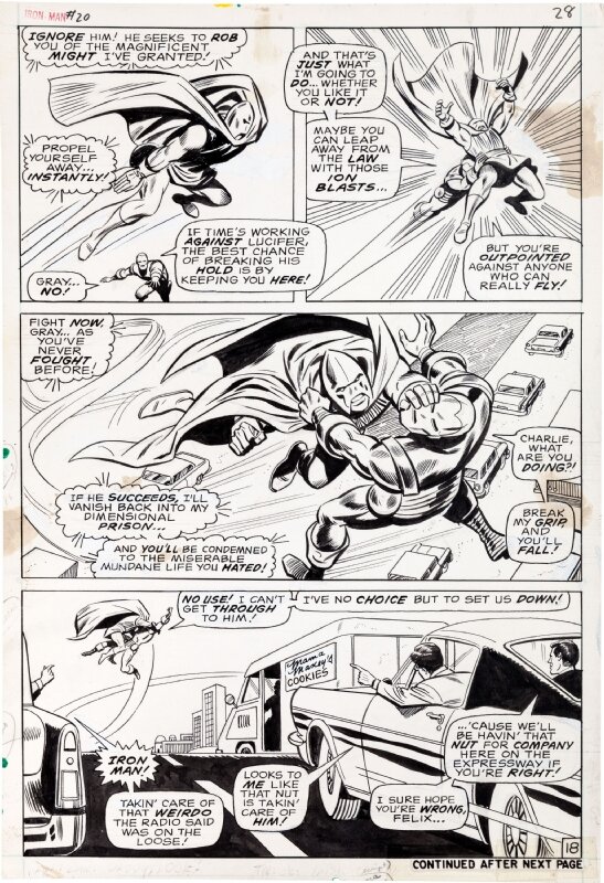 Iron Man 20 Page 18 by George Tuska, Mike Esposito - Comic Strip