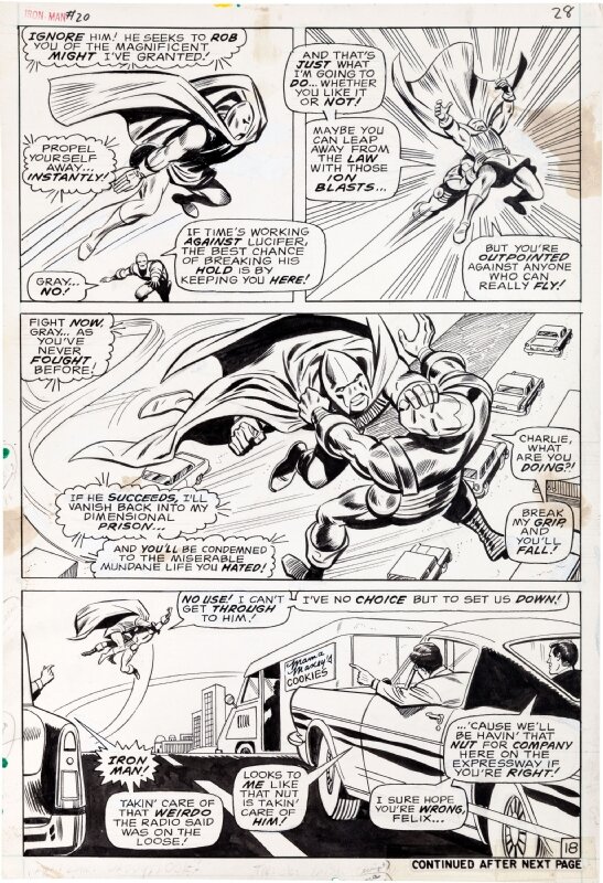 Iron Man 20 Page 18 par George Tuska, Mike Esposito - Planche originale