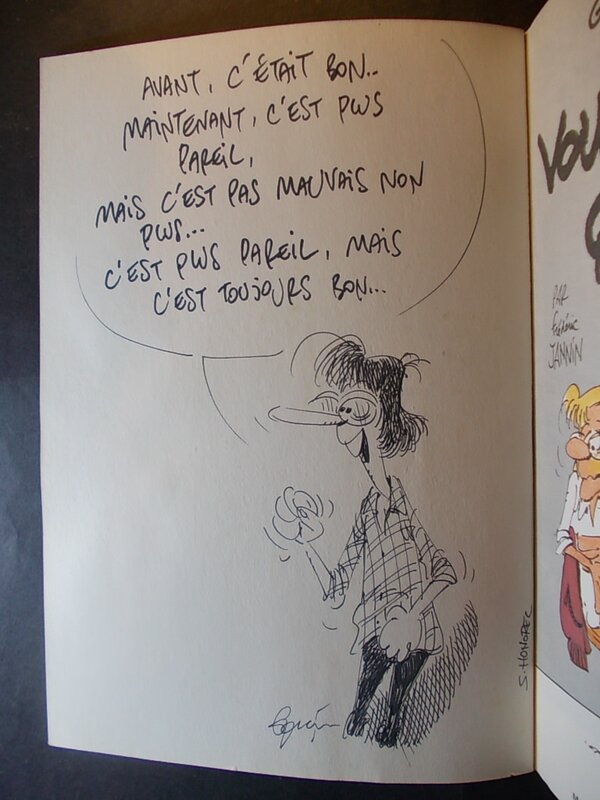 Frédéric Jannin, Yvan Delporte, Serge Honorez, Germain et nous, Luc-Luc, 1992. - Sketch