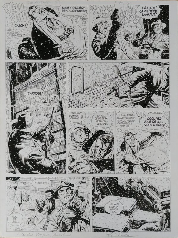 Mitton - De Silence et de sang tome 05 : Les 7 piliers du chaos, planche 20 - Planche originale