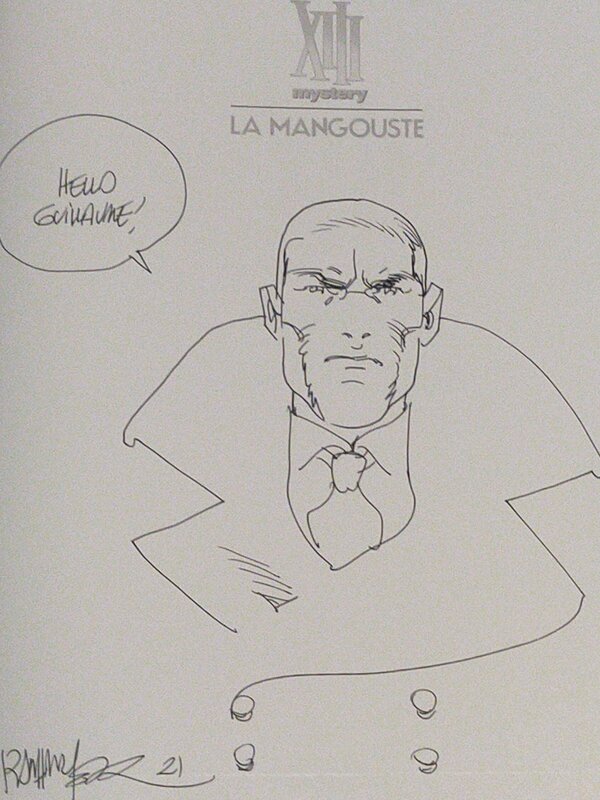 Ralph Meyer, Xiii Mystery, la mangouste TT - Sketch
