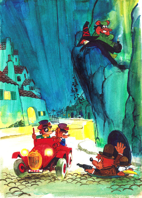 Jan Wesseling | 1965 | Pep 44 omslag Chlorophyl Zizanioni de verschikkelijke - Chlorophylle - Original Cover