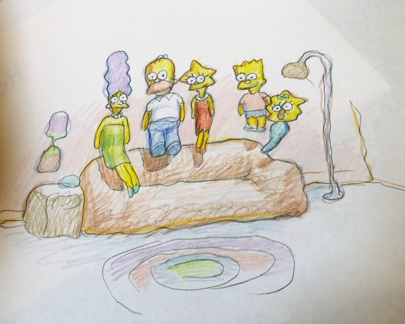 Les Simpsons by Bill Plympton, Matt Groening - Comic Strip