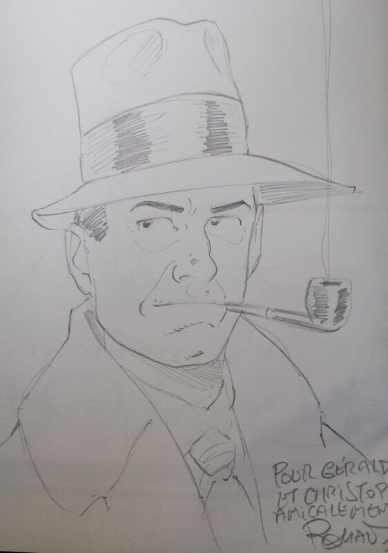 Harry Dickson by Olivier Roman - Sketch