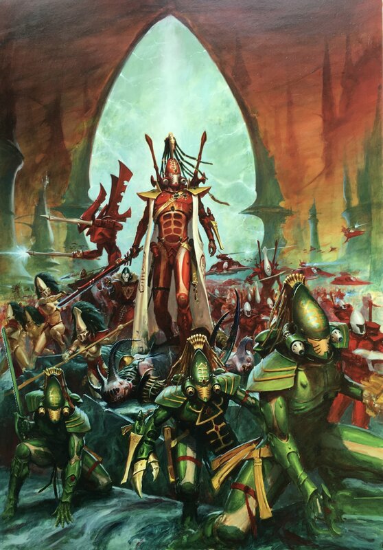 Paul Dainton, Warhammer 40k : Eldar - Illustration originale