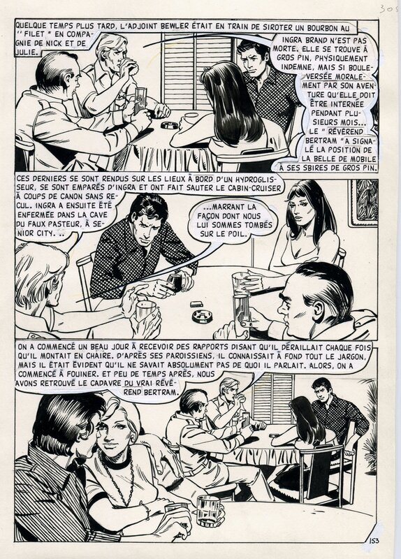 Nick Carter 07 - La clé du danger, pg. 153 by Juan Aparici - Comic Strip