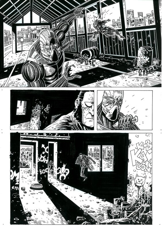 9 mm - page 49 par Janusz Pawlak - Planche originale