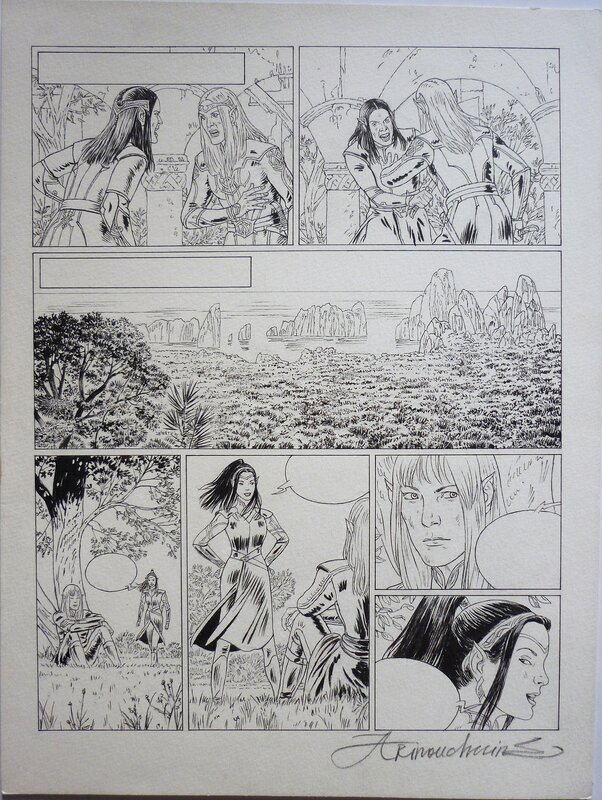 Andréi Arinouchkine, Les Elfes noirs, planche 03 - Planche originale