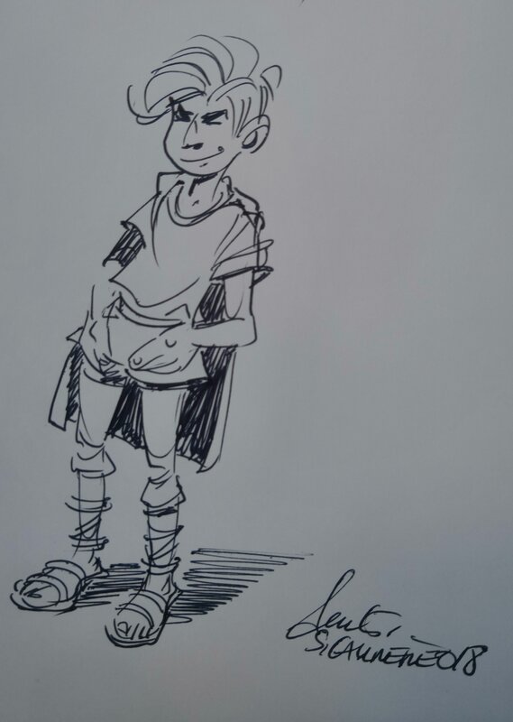 Ave Léo by Serge Carrère - Sketch