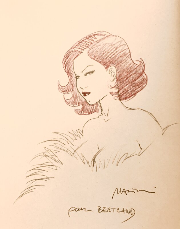 Dedicace de Enrico Marini pour Noir Burlesque tome1 - Sketch