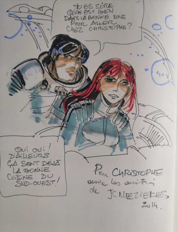 Jean-Claude Mézières, Valérian et Laureline - Dédicace