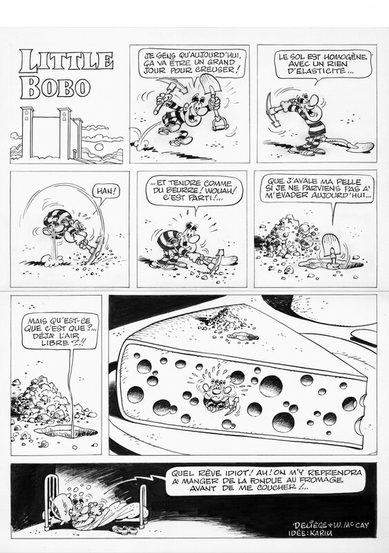 Little Bobo par Paul Deliège - Planche originale