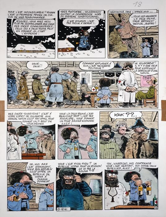 Le Goulag par Dimitri, Guy Mouminoux - Planche originale