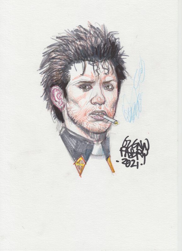 Jesse Custer by Glenn Fabry - Sketch