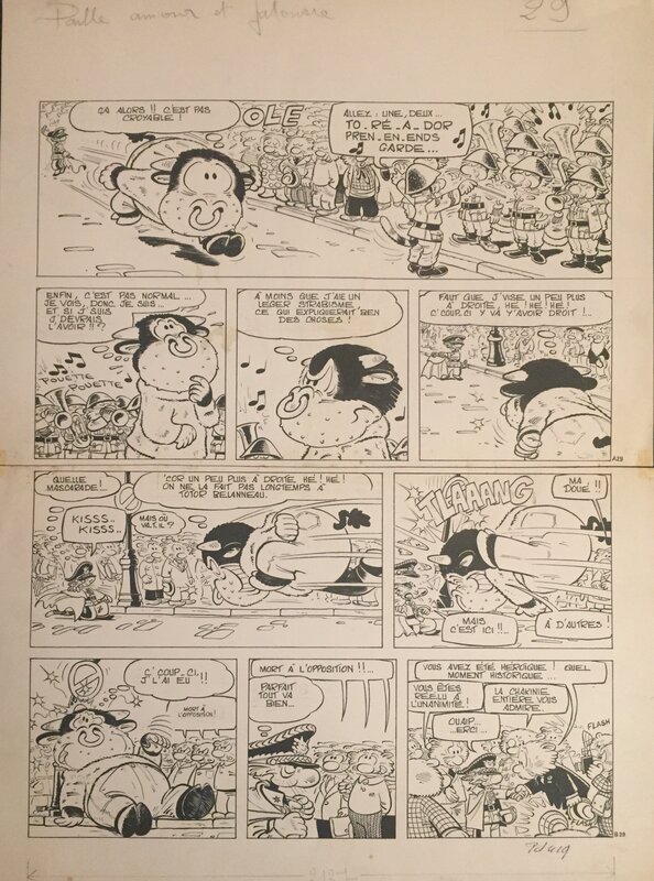 Guy Mouminoux, Paille, Amour et Jalousie - Comic Strip